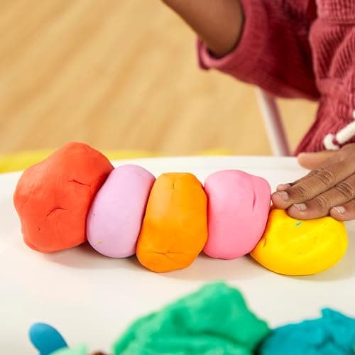 Play Doh Modeling Compound 10-Pack Case of Assorted Colors, Non-Toxic 2 oz. Cans, Back to School Gifts, Prizes, & Party Favors, Preschool Toys for Kids, Ages 2+ (Amazon Exclusive) thumbnail 4