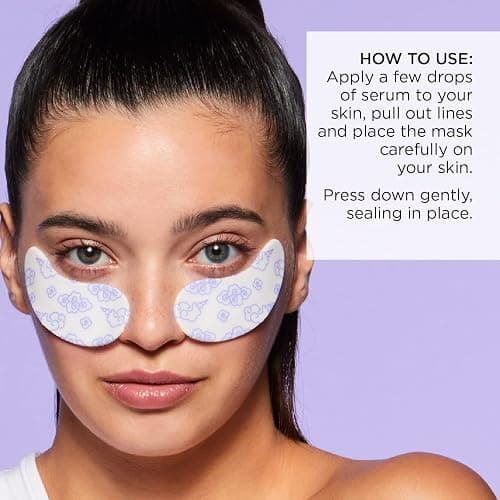 Pacifica Reusable Mask – Under Eye Mask Silicone Face Mask for Fine Lines & Dark Circles, Pair with Serum, Storage Tin Included, Vegan & Cruelty-Free, 2 Pieces thumbnail 5