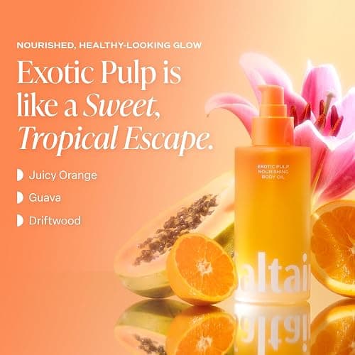 Saltair Body Oil – Silky After Shower and Bath Dry Oil for Women and Men – Non-Greasy, Well-Absorbing Moisturizer for Hydrating Dry Skin – Exotic Pulp Scent, 4oz thumbnail 2