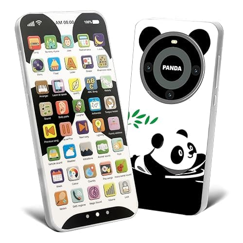 Kids Phone with 10,000+ Educational Content, Rechargeable Toddler Learning Phone with Music & Sounds, Pretend Play Cell Phone for Boys & Girls Ages, Best Gift for Toddler Toys - Image 1
