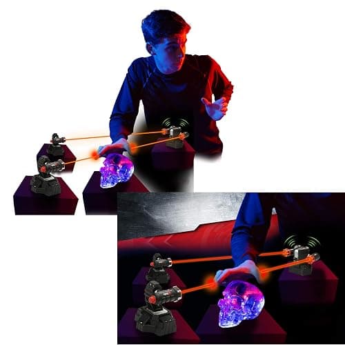 MUKIKIM SpyX/Micro Gear Set + Lazer Trap Alarm - 4 Must-Have Spy Tools Attached to an Adjustable Belt + Invisible LED Beam Barrier & Alarm! Jr Spy Fan Favorite & Perfect for Your Spy Gear Collection! thumbnail 4