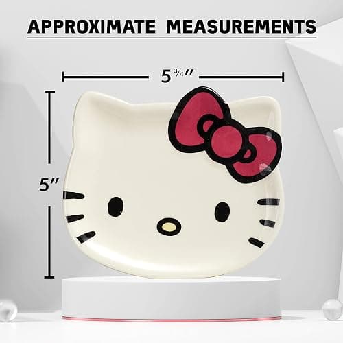 Hello Kitty Earring Ring Trinket Holder - Ceramic Trinket Dish thumbnail 3