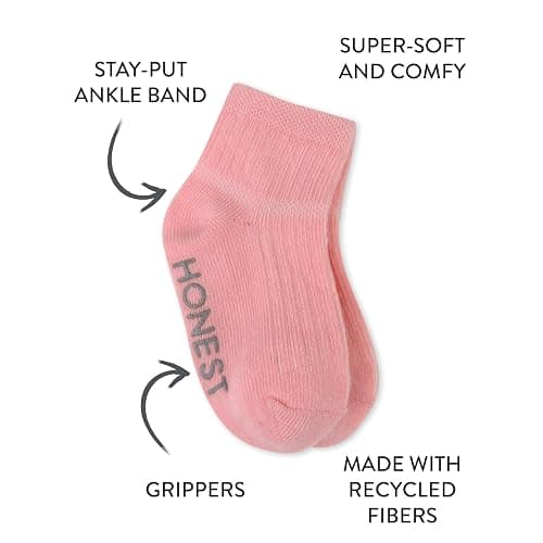 HonestBaby Baby Girls' Cozy Socks (Multipack) thumbnail 5