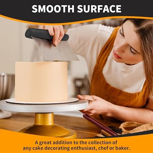 ALLTOP Bench Scraper & Chopper for Kitchen - Ideal Baking Essential Utensil,Stainless Steel Pastry/Dough/Food Cutter Tool for Cake Pizza Bread,Cooking - 1 Pack,Black thumbnail 6