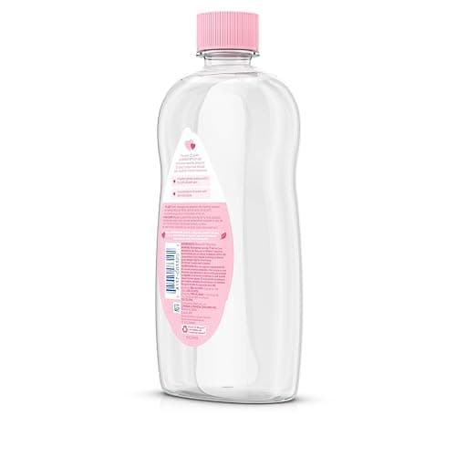 Johnson's Baby Oil, Pure Mineral Oil to help Prevent Moisture Loss for Baby, Kids & Adults, Gentle & Soothing Baby Massage Oil for Dry Skin Relief, Original Scent, Baby Essentials, 20 fl. oz thumbnail 5