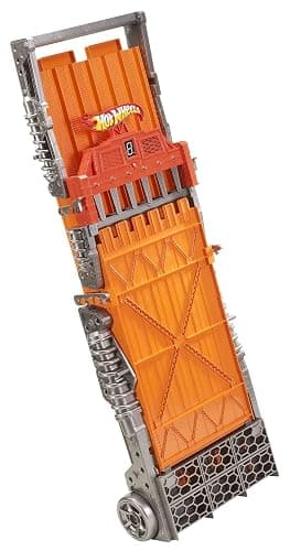 Hot Wheels Toy Car Playset with Lights, Sounds & 6 1:64 Scale Vehicles, Super 6-Lane Raceway, 8-foot Track that Rolls Up for Storage (Amazon Exclusive) thumbnail 4