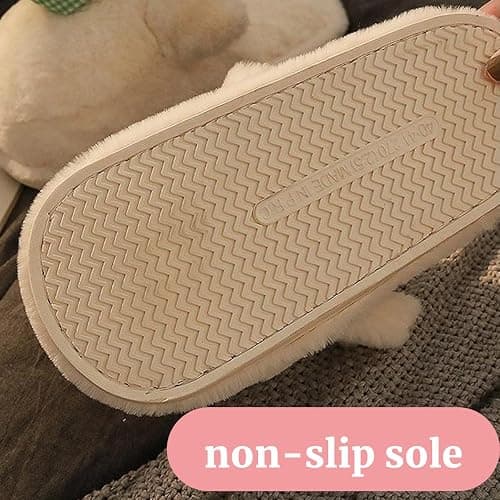 VTTDB Duck Slippers for Women Fuzzy Animal Plush Slippers Winter Indoor House Slides Warm Fluffy Slipper for Men thumbnail 5
