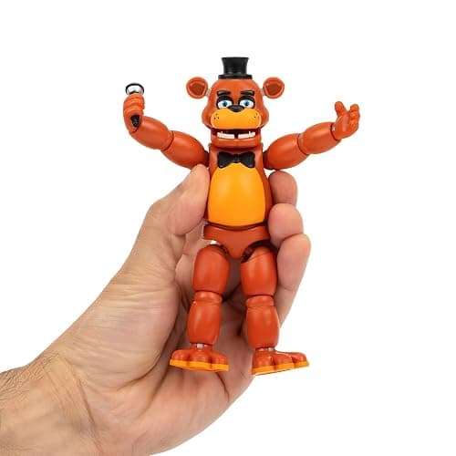 Five Nights at Freddys Classic Freddy - 5-Inch Articulated Figure with Jumpscare Feature and Glow-In-The-Dark Eyes thumbnail 4