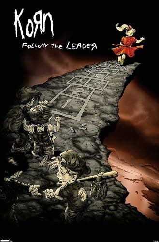 Korn - Follow The Leader Wall Poster, 34L" x 22.4W", Unframed Version - Image 1