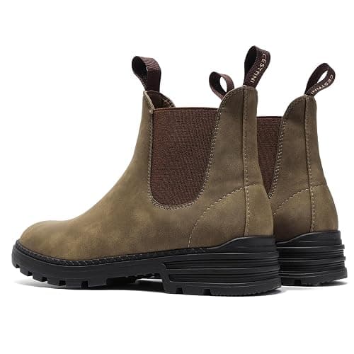 Cestfini Outdoor Chelsea Hiking Boots For Women | Slip-on lightweight design, water-resistant, non-slip, cushioned comfort for all-day wear thumbnail 4