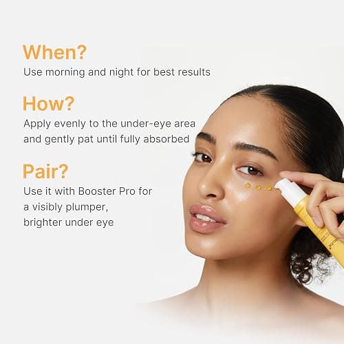 medicube Eye Serum with Kojic Acid Turmeric | All-Day Brightening Eye Gel Serum | Refreshing Eye Care with Vitamin C, Retinol & Caffeine | Hydrating & Cooling Formula | Korean Skincare, 1.01 fl.oz thumbnail 6