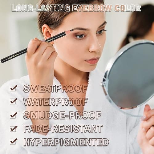 Waterproof Eyebrow Pencils Brow Pencil Set For Marking, Filling And Outlining, Tattoo Makeup And Microblading Supplies Kit-Permanent Eye Brow Liners In thumbnail 7