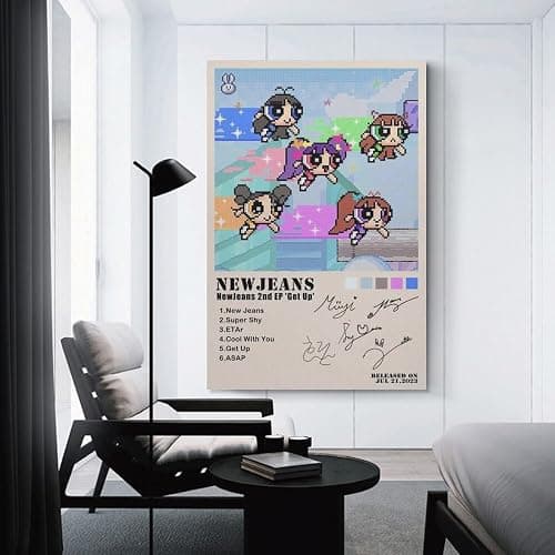 Newjeans 2nd EP Get Up Signature Music Poster Album Cover Artistic Poster 08x12inch(20x30cm) thumbnail 3