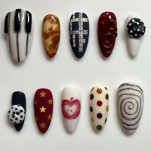 3D Buttons Gel Nail Art Mold Silicone Tools Nails Women DIY Manicure Design Multiple Shapes Button Small Model Resin Buckle Gel Molds for Accessories Supplies thumbnail 8