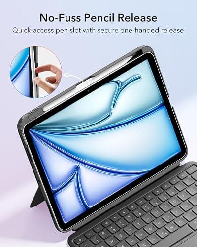 ESR for iPad (A16) 11th/10th Gen Flex Keyboard Case, Ultra-Light Magnetic Detachable Keyboard for iPad 10.9" with Writing/Viewing Modes, Larger Precision Trackpad, Dark Gray thumbnail 9