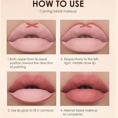 BestLand 12Pcs Matte Liquid Lipstick + Lip Liner Pens Set, Velvety Nude Lip Stain Waterproof Long Wear Makeup Gift Set thumbnail 5
