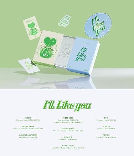 I'll Like You - Random Cover - incl. Photobook, Photocard A + B, Sticker, Album Logo Sticker, ID Photo + Poster thumbnail 2