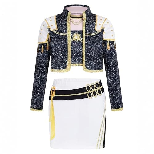 Générique K Pop Demon Cosplay Enfants Deguisement Rumi K-Pop pour Filles Costume de Performance Pop Singers Déguisement Complet pour Halloween Fête thumbnail 3