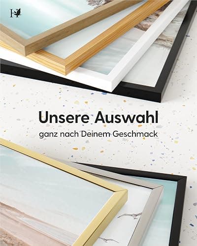 Heimlich® - Bilderrahmen - 30x45 cm, Aluminium Metall, Schwarz - Kleiner Posterrahmen mit Kunststoffabdeckung - Nur zur Wandmontage thumbnail 6