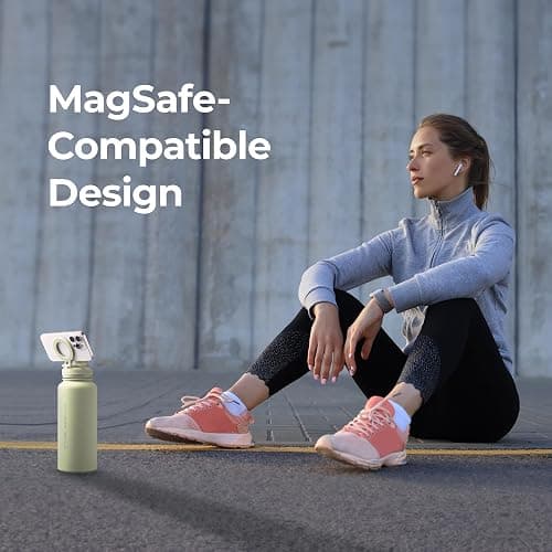 ZTAR Insulated Stainless Steel Water Bottle – Compatible with Magsafe usable as Tripod, Leak-Proof, Keeps Drinks cool or warm, For Travel, Gym, and Office, Ideal Gift for Women, Men & Kids, 32 oz thumbnail 6