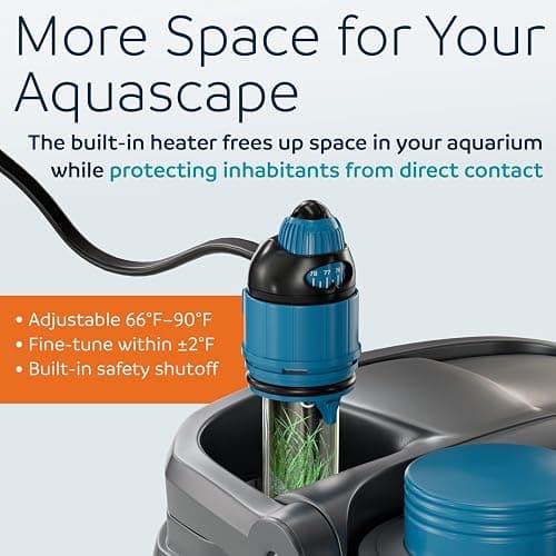 OASE BioMaster 2 Thermo 350 Canister Filter for Aquariums – External Aquarium Filter with Built-in Heater – EasyClean Pre-Filter, Quiet Operation – Freshwater & Saltwater, Up to 90 Gallons thumbnail 8