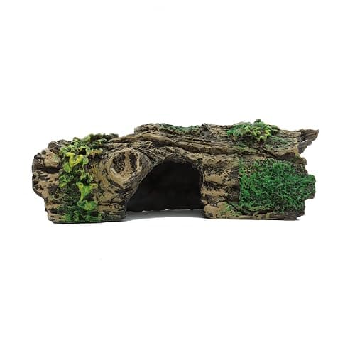 JIH Aquarium Decorations Resin Hollow Tree Trunk Ornament, Bettas House Cave Wood House Decor for Fish Tank (HS-SP207) thumbnail 3
