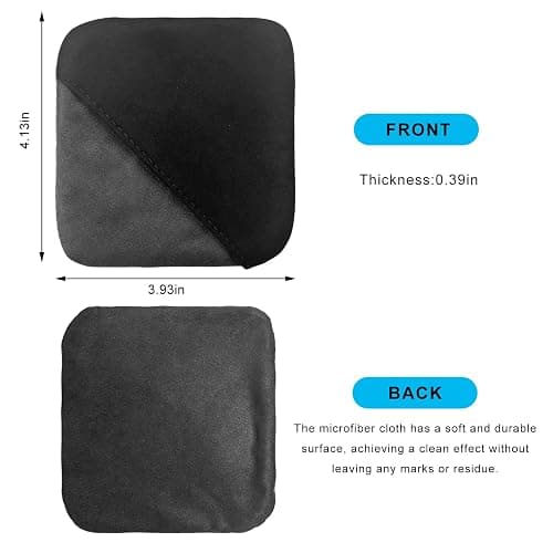 Ohleats Car Screen Cleaner, Microfiber Cleaning Pad, Square | Lint-Free & Scratch-Safe, Glove-Style Wear, Wet/Dry Dual-Use, Foldable Portable, For Car/Phone/Tablet/Laptop/TV thumbnail 2