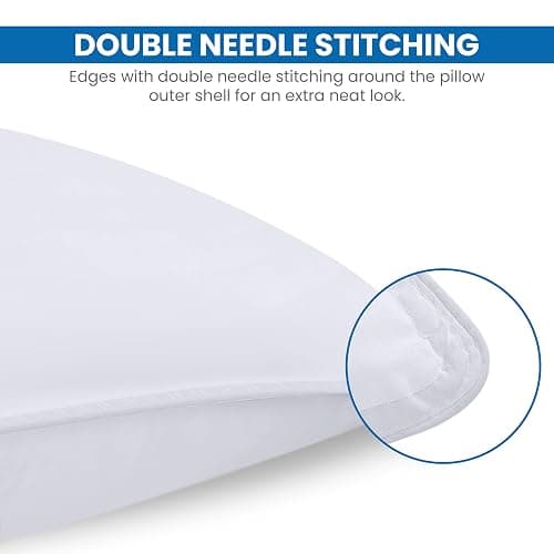 Utopia Bedding Bed Pillows for Sleeping (White), King Size, Set of 4, Hotel Pillow, Cooling Pillows for Side, Back or Stomach Sleepers thumbnail 4