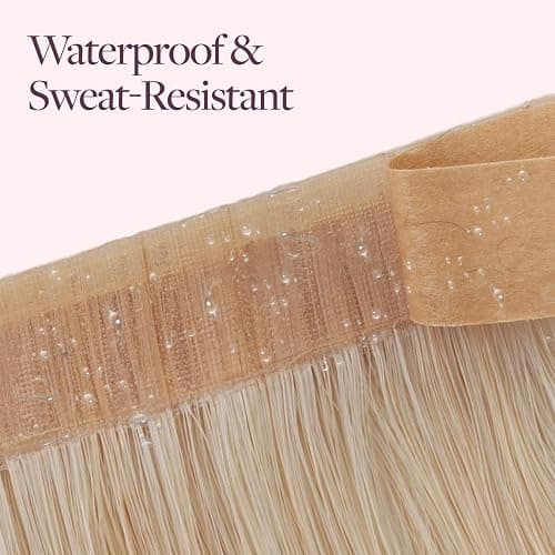 GOO GOO Replacement Tape for Hair Extensions, Double Sided Tape Roll for Tape in Hair Extensions, 0.8cm x 3 Yards, Strong Hold Adhesive for Seamless Reapplication thumbnail 5