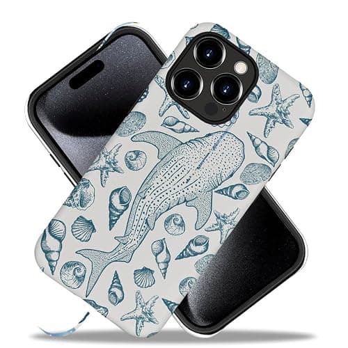 DAIZAG Case Compatible with iPhone 12 Pro Max,Fit Shockproof Cover for Women Girls,Beach Seashell Whale Ocean Aesthetic thumbnail 2