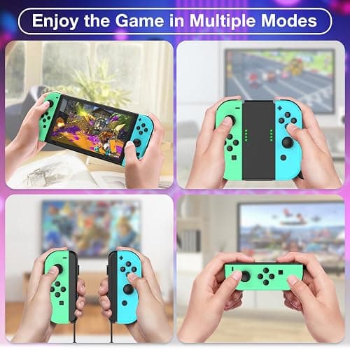 XYCZXIKEC Replacement for Switch Controllers, Left and Right Switch Wireless Controllers Compatible with Nintendo Switch/Lite/OLED, Support Motion Control/Wake-up/Dual Vibration (G-B) thumbnail 6