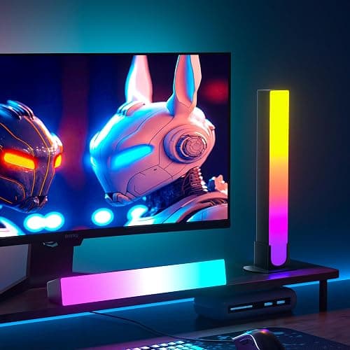 DS Smart LED Light Bars, Gaming Lights, Ambient Light, RGB TV Backlights with Scene Modes and Music Modes for Gaming, Computer Case, PC Monitor, TV, Laptop (Z Series) thumbnail 2