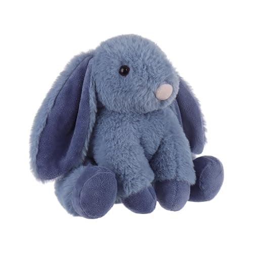 Apricot Lamb Toys Plush Navy Blue Bunny Rabbit Stuffed Animal with Fluffy Soft Ears (Navy Blue Bunny, 8 Inches) thumbnail 7