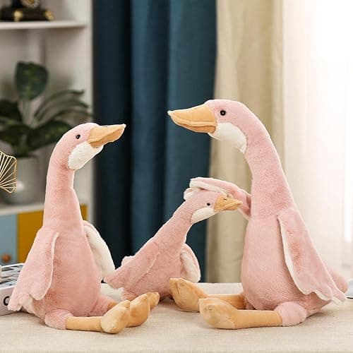 Swan Stuffed Animal Simulation Big White Goose Plush Toy Duck Doll Simulation Animal Doll White thumbnail 3