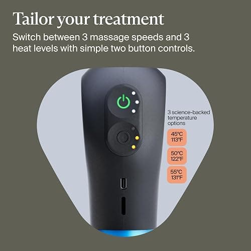 TheraGun Mini Plus Massage Gun by Therabody - Portable Massage Enhanced with Heat – Travel Essential for Faster Recovery On The Go thumbnail 6