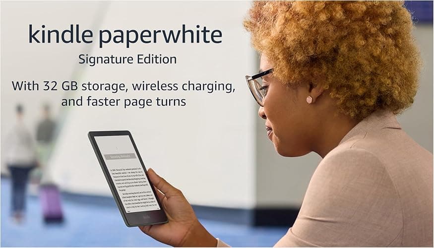 Amazon Kindle Paperwhite Signature Edition (32 GB) – With auto-adjusting front light, wireless charging, 6.8“ display, and up to 10 weeks of battery life– Without Lockscreen Ads – Agave Green - Agave Green - Without Kindle Unlimited - Without Lockscreen Ads thumbnail 9