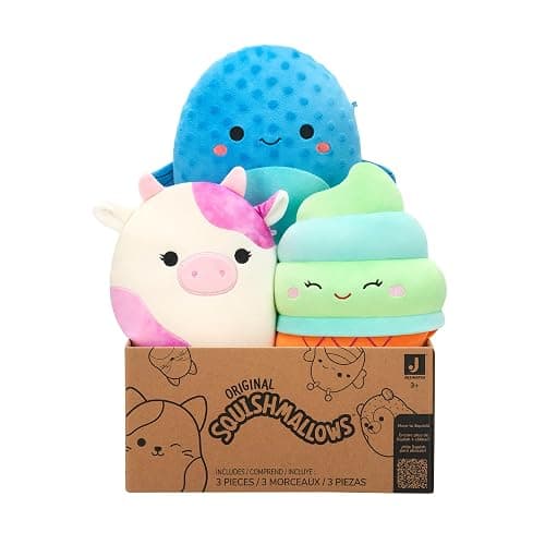 Squishmallows Original Mystery 3-Pack (8-Inch) – Official Jazwares Plush (Medium-Sized) - Image 1