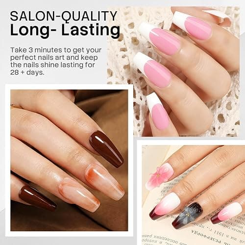 SINZSUE Medium Coffin Soft Gel Nail Tips - 240Pcs 15 Sizes Pre-Buffed Matte Full Cover False Nails, Soak Off Semi-Transparent Gel Tips for DIY Manicure thumbnail 6