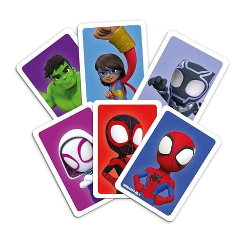 Top Trumps Spidey and Friends Match Board Game Play with your favourite characters including Dr Octopus, Spider-Gwen travel board game gift and toy for Boys and Girls Aged 4 plus thumbnail 8