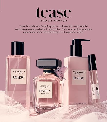 Victoria's Secret Tease Eau de Parfum, Notes of White Gardenia, Anjou Pear & Black Vanilla, Perfumes for Women (1.7 oz) thumbnail 4
