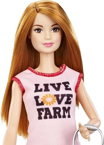 Barbie Chicken Farmer Doll, Red-Haired, and Playset with Henhouse, 3 Chickens, 2 Chicks and More, Career-Themed Toy for 3 to 7 Year Olds (Amazon Exclusive) thumbnail 3