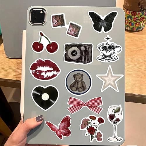 300PCS Y2K Downtown Girl Stickers, Vintage Trendy Aesthetic Waterproof Vinyl Stickers for Water Bottles Computer Laptop Journal thumbnail 2