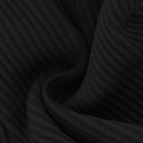 ACESTAR Girls Ribbed Knit Bell Bottom Pants Toddler Elastic Waist Ruffle Leggings Flared Pants (2-10 Years) thumbnail 6