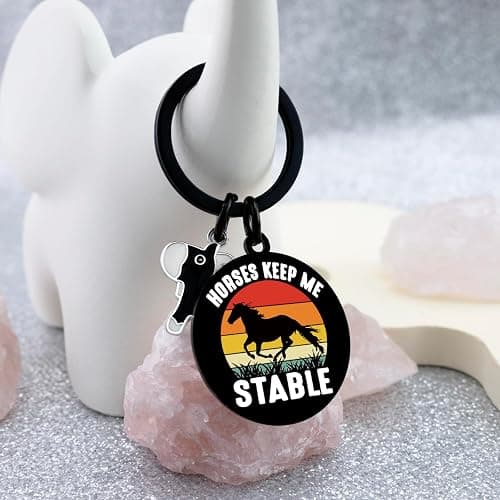 Uerifr Horse Gifts For Women Girls Cool Horse Keychain Decor | Gifts For Horses Lovers Owners Horses Stuff For Girls Equestrian Gift For Her Female thumbnail 6