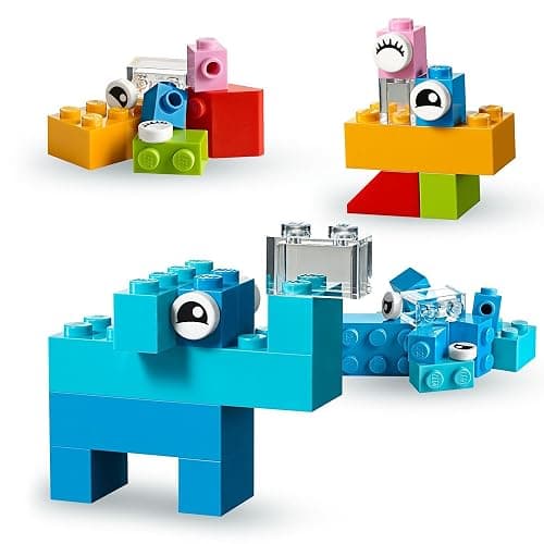 LEGO Classic Creative Suitcase 10713 - Includes Sorting Storage Organizer Case with Fun Colorful Building Bricks, Preschool Learning Toy for Kids, Boys and Girls Ages 4 Years Old and Up thumbnail 4