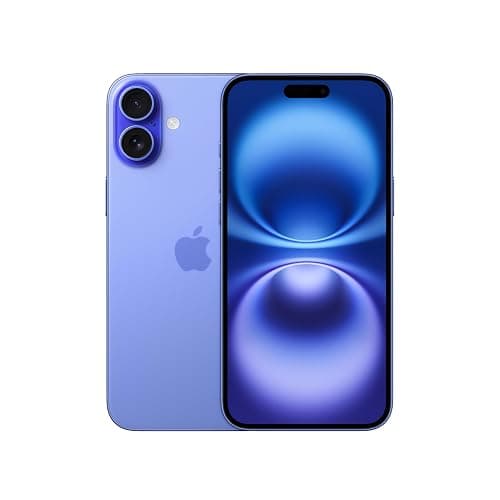 Apple iPhone 16, US Version, 128GB, Ultramarine - Unlocked (Renewed) - Image 1