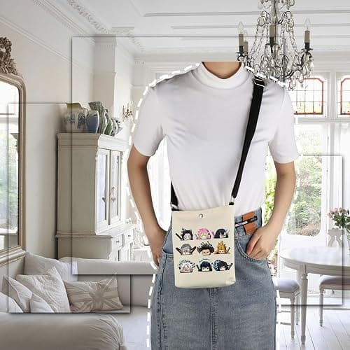 VAMSII Anime Themed Gift Anime Inspired Crossbody Bag Animes Merch thumbnail 3