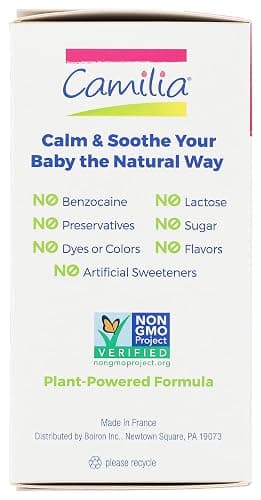 Boiron Camilia Teething Drops for Daytime and Nighttime Relief of Painful or Swollen Gums and Irritability in Babies - 30 Count thumbnail 4
