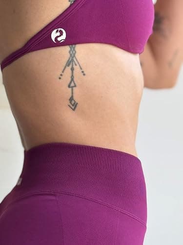 AUROLA Influence Strappy Bra Sports Bras for Women, Backless Padded Impact Strappy Bra Workout Gym Yoga with Removable Cups thumbnail 5