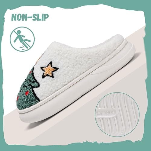IceUnicorn Kids Slippers Boys Girls Warm Soft Plush Memory Foam House Slippers Big Little Kids Non-Slip Winter Home Shoes for Indoor Outdoor thumbnail 5